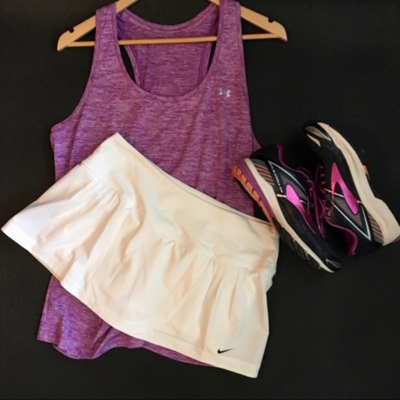 Nike Pants - Nike Dri - Fit White Athletic Skort NWOT